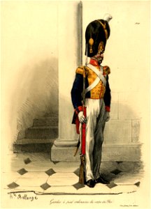 Gardes à pied ordinaires du corps du Roi (BM 1867,0309.1696)