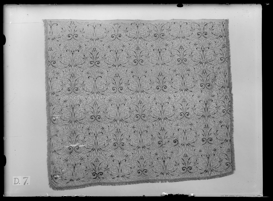 Gardin ur en serie av sex (6012-6017) till Karl X Gustavs blå kaross, 1650, Paris - Livrustkammaren - 77687
