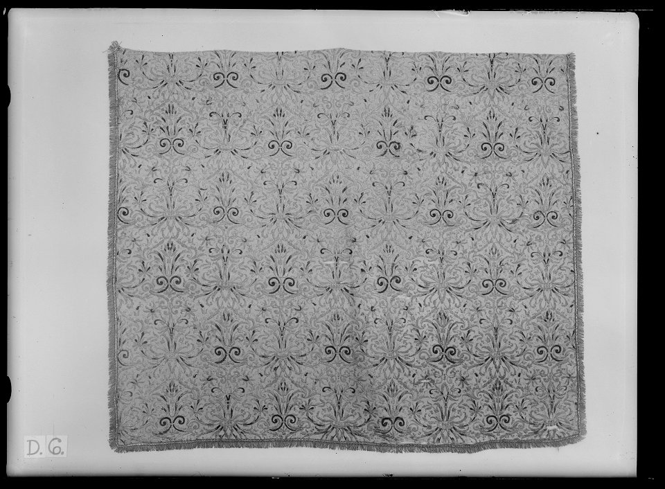 Gardin ur en serie av sex (6012-6017) till Karl X Gustavs blå kaross, 1650, Paris - Livrustkammaren - 643