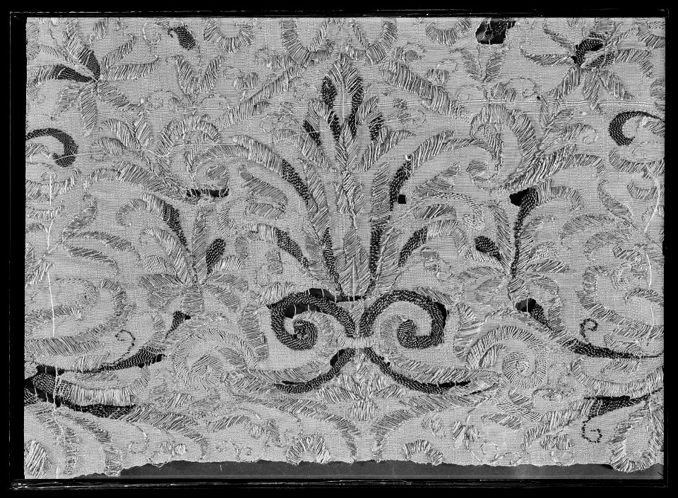 Gardin ur en serie av sex (6012-6017) till Karl X Gustavs blå kaross, 1650, Paris - Livrustkammaren - 70496
