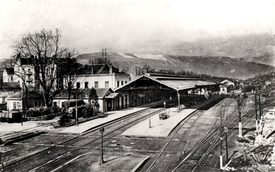 Gare de Chambéry vers 1904