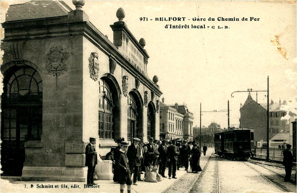 Gare du Chemin de Fer d'Intérêt Local, à Belfort (2)