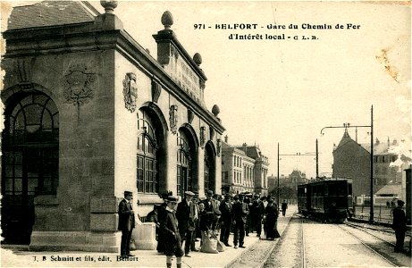 Gare du Chemin de Fer d'Intérêt Local, à Belfort (2)