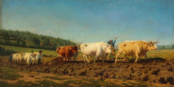 Elizabeth Jane Gardner - Labourage nivernais (1868)