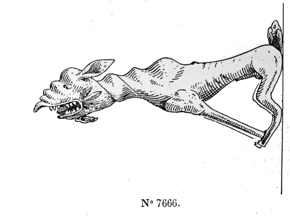Gargouille en plomb 42490