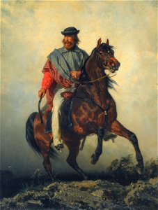 Garibaldi (Garibaldi a cavallo) - Filippo Palizzi