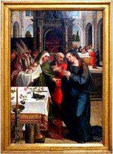 Garcia fernandes, presentazione di gesù al tempio, 1538, 01