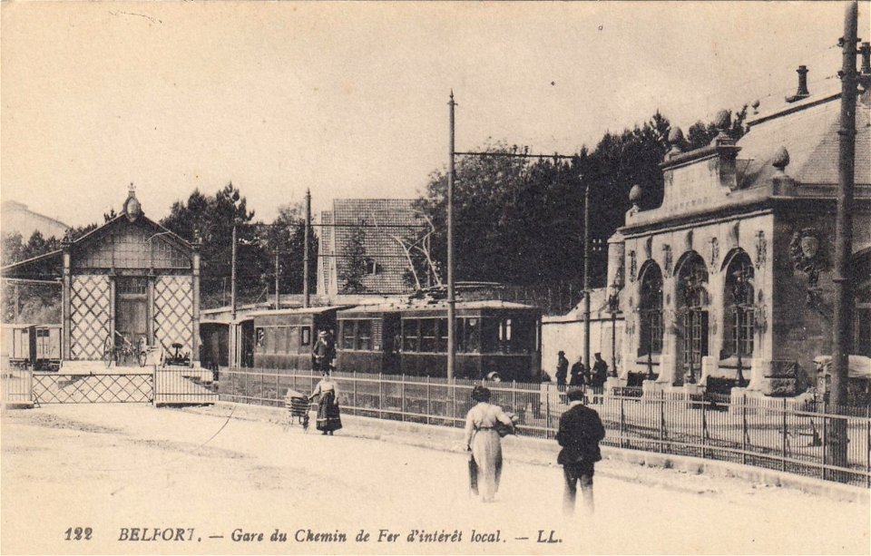 Gare du Chemin de Fer d'Intérêt Local, à Belfort (1)