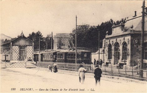 Gare du Chemin de Fer d'Intérêt Local, à Belfort (1)