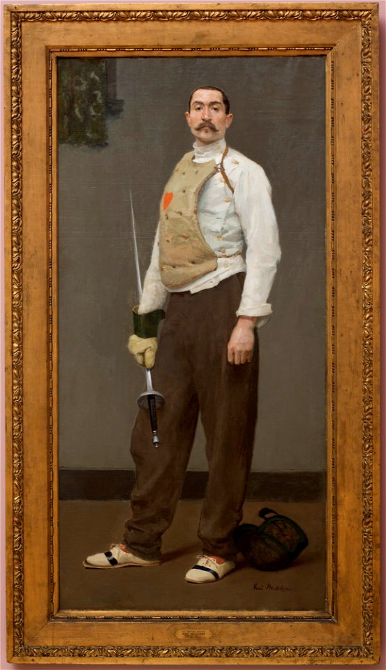 Gari Melchers - The Fencing Master - 13.9 - Detroit Institute of Arts