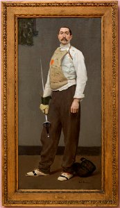 Gari Melchers - The Fencing Master - 13.9 - Detroit Institute of Arts