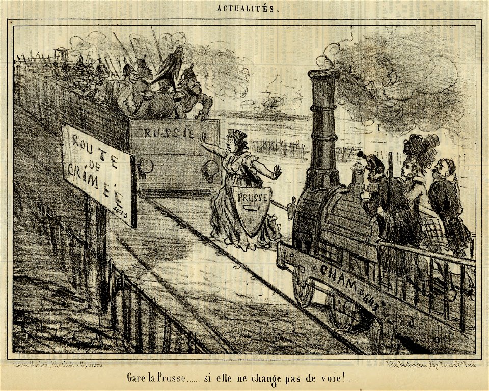 Gare la Prusse... si elle ne change pas de voie