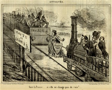 Gare la Prusse... si elle ne change pas de voie