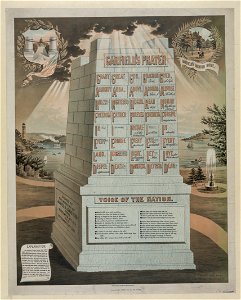 Garfield's prayer - the Gugler Lith. Co., Milwaukee. LCCN95503117