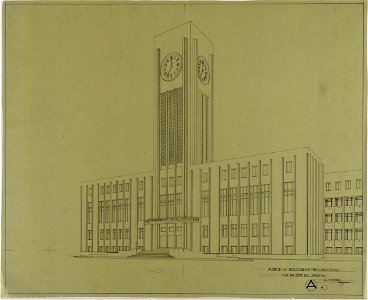 Garnier-Tony, Boulogne-Billancourt, mairie, projet A