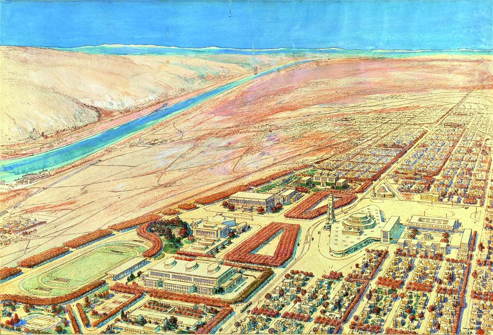 Garnier-Tony, Cité industrielle, centre, vue perspective