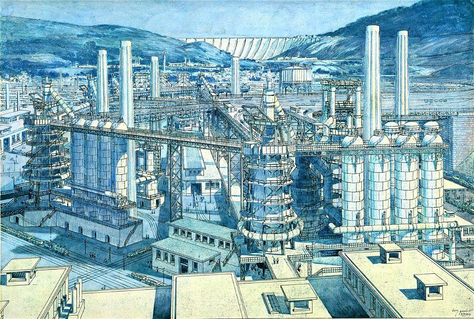 Garnier-Tony, Cité industrielle, les hauts fournaux