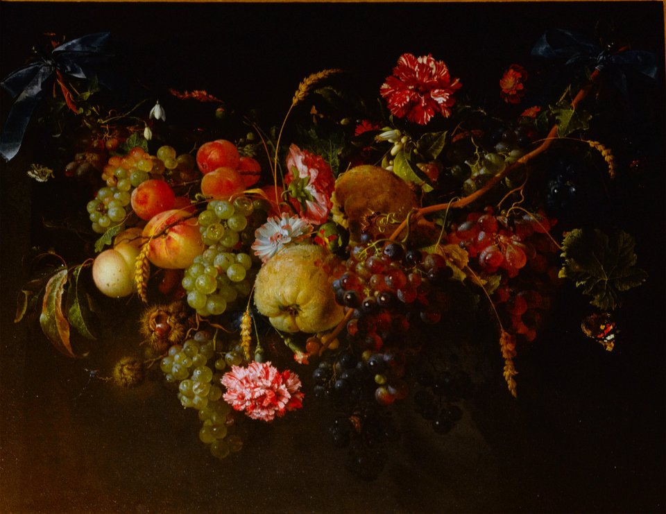 Garland of Fruit and Flowers by Jan Davidsz. de Heem Mauritshuis 49