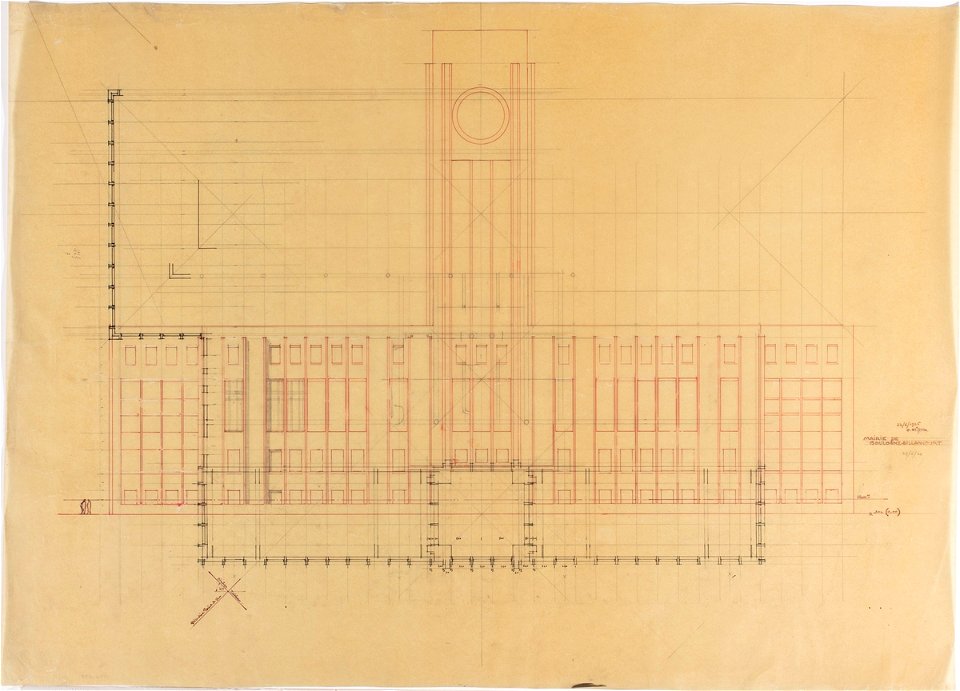 Garnier-Tony, Boulogne-Billancourt, mairie, projet 1
