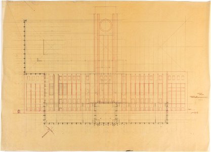 Garnier-Tony, Boulogne-Billancourt, mairie, projet 1