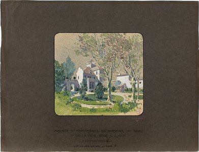 Garnier-Tony, Lyon, projet habitations E en bordure du parc de la Tête d'Or (2)