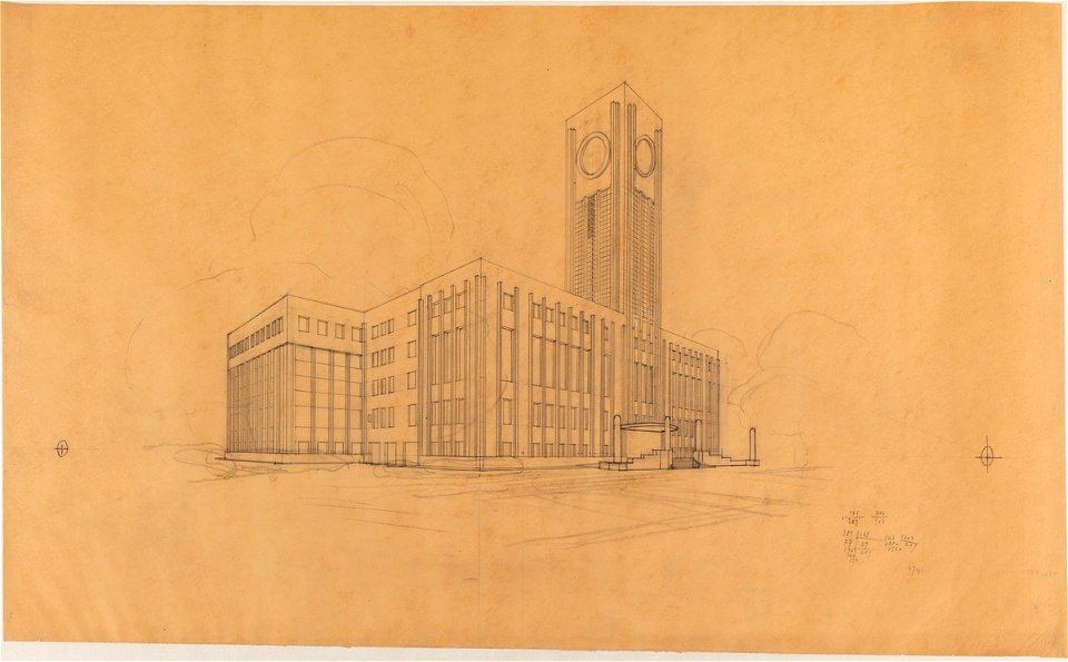 Garnier-Tony, Boulogne-Billancourt, mairie, projet 2