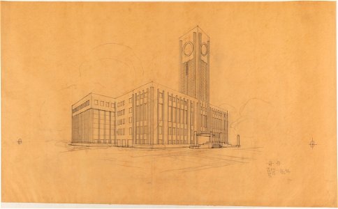 Garnier-Tony, Boulogne-Billancourt, mairie, projet 2