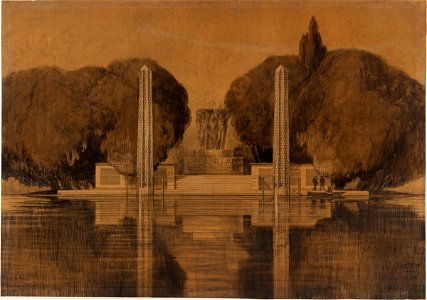 Garnier-Tony, monument aux morts parc de la Tête d'Or, projet 2