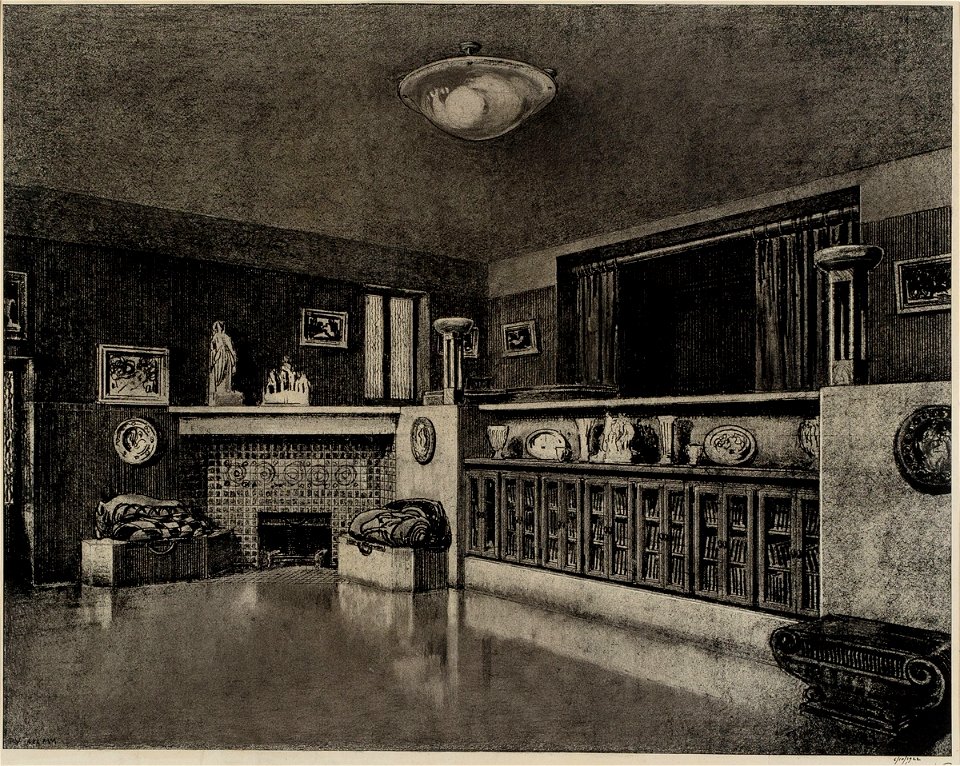 Garnier-Tony, projet intérieur de villa