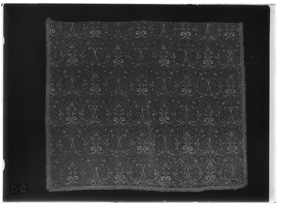 Gardin ur en serie av sex (6012-6017) till Karl X Gustavs blå kaross, 1650, Paris - Livrustkammaren - 643-negative