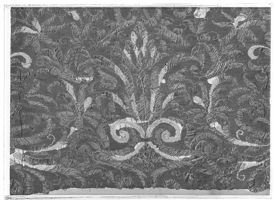 Gardin ur en serie av sex (6012-6017) till Karl X Gustavs blå kaross, 1650, Paris - Livrustkammaren - 70496-negative
