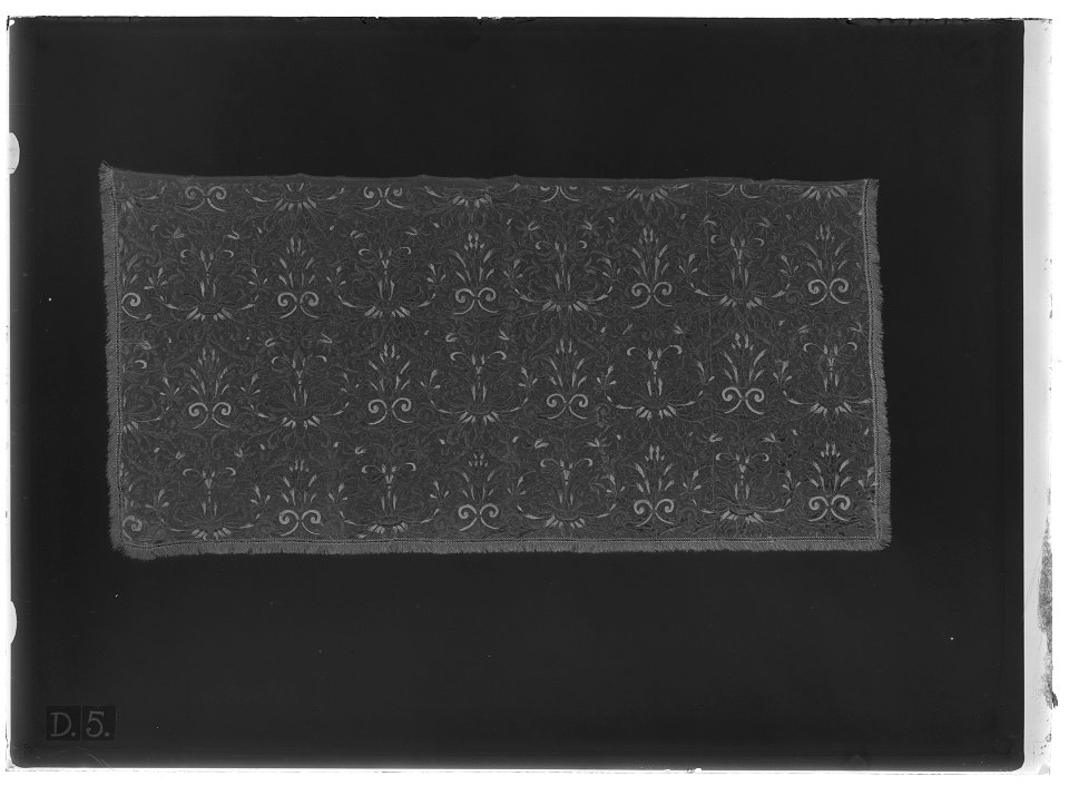 Gardin ur en serie av sex (6012-6017) till Karl X Gustavs blå kaross, 1650, Paris - Livrustkammaren - 9202-negative