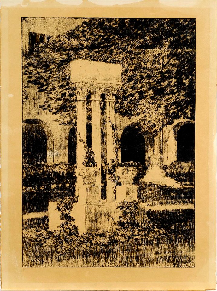 Garnier-Tony, musée des Beaux-Arts (Lyon), jardin