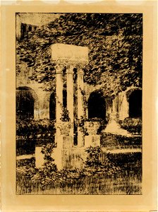 Garnier-Tony, musée des Beaux-Arts (Lyon), jardin