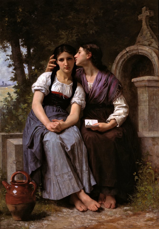 Elizabeth Jane Gardner - La Confidence (1880)