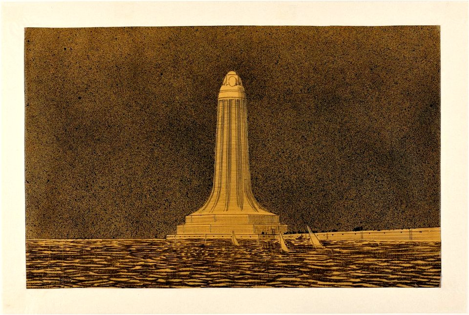 Garnier-Tony, St Domingue, concours pour un phare en l'honneur de Christophe Colomb