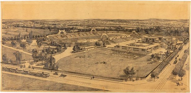 Garnier-Tony, stade Gerland, environnement