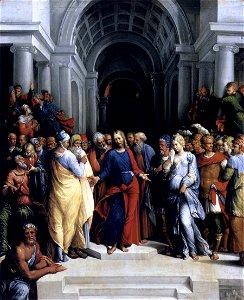 Benvenuto Tisi da Garofalo - Christ and the Adulteress - WGA08472
