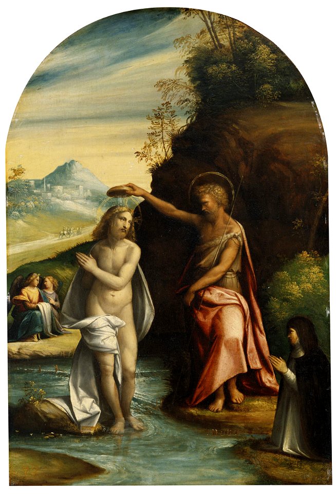 Baptism of Christ by Benvenuto Tisi da Garofalo