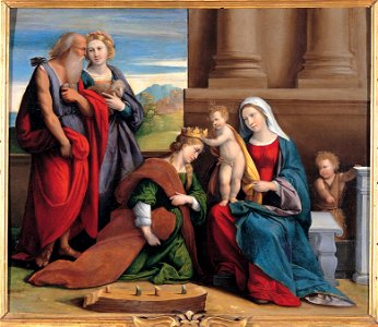 Garofalo and workshop - Coronation of Saint Catherine - Google Art Project