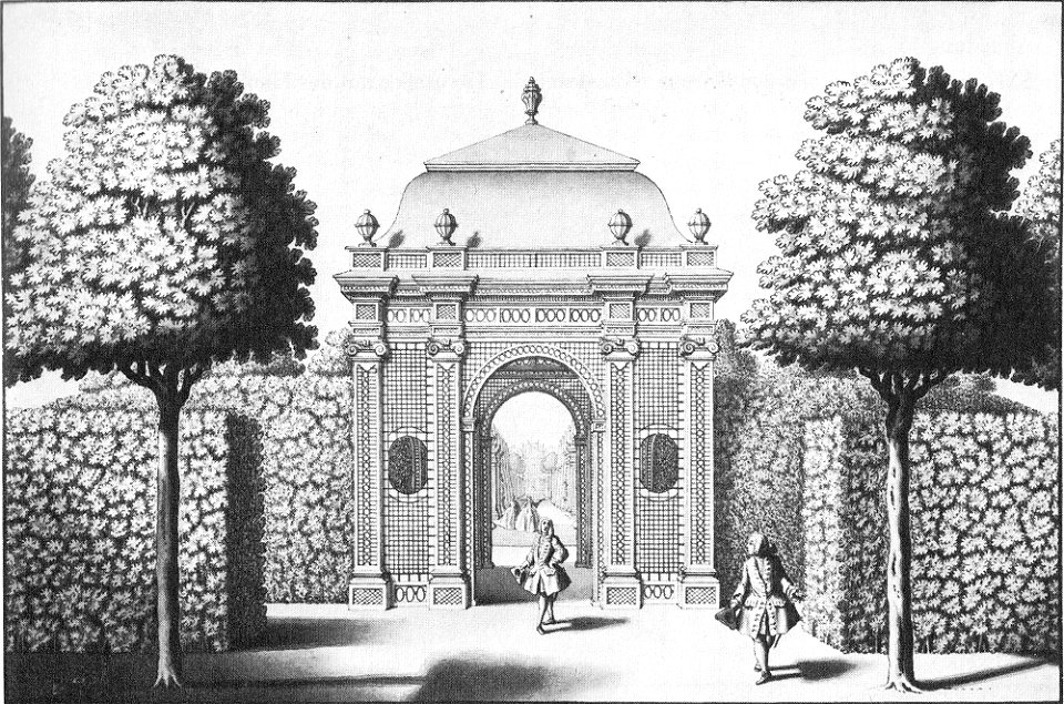 Gartenpalais Harrach - Lattenportal