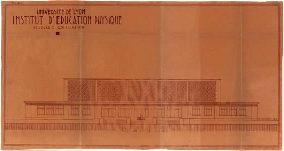 Garnier-Tony, Lyon, université, institut d'éducation physique