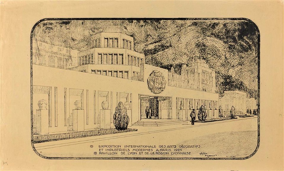 Garnier-Tony, pavillon de Lyon à l'exposition 1925 (1)