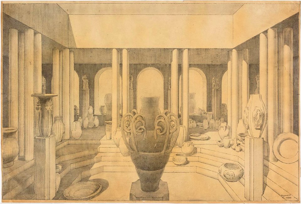 Garnier-Tony, Projet de patio imaginaire pour une maison de céramiste