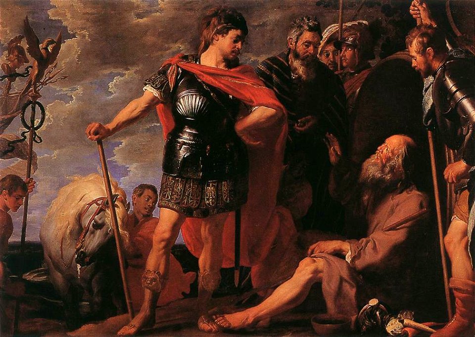 Gaspar de Crayer - Alexander and Diogenes - WGA5739