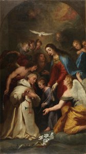 Gaspar de Crayer - The apparition of the Virgin to Simón de Rojas