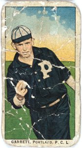 Garrett, Portland Team, baseball card portrait LCCN2008677306