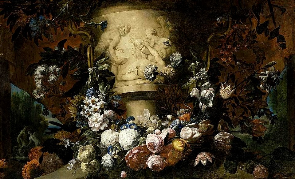 Gaspar-Pieter Verbruggen (II) - Garland of Flowers - WGA24569