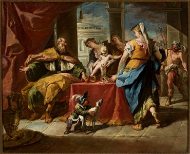 Gaspare Diziani - Moses trampling on the Pharaoh’s crown - M.Ob.700 MNW - National Museum in Warsaw