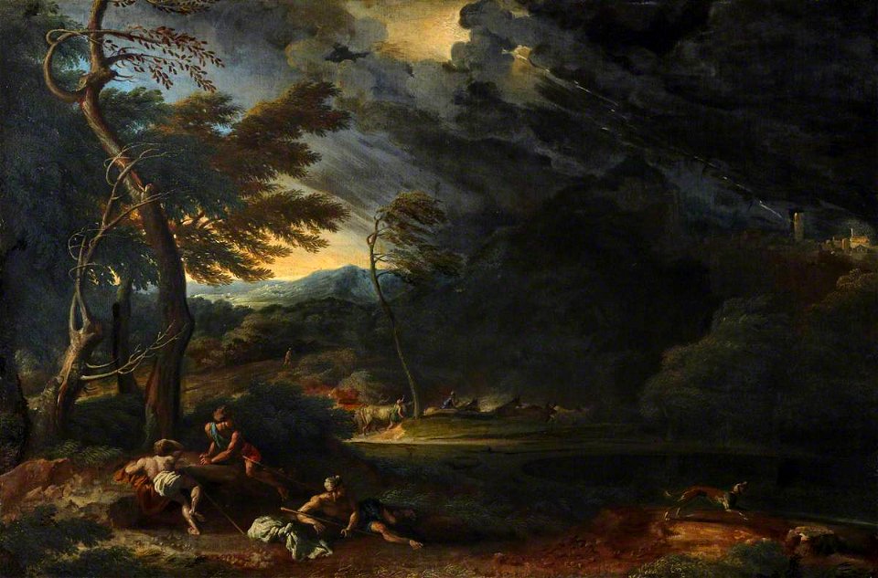 Gaspard Dughet (1615-1675) - Land Storm - EU0728 - The Torrie Collection